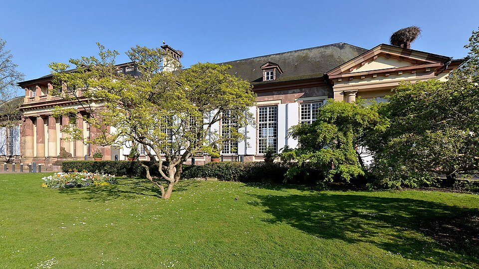 Pavillon Joséphine au Parc de l'orangerie à Neustadt à Strasbourg dans la bas-rhin