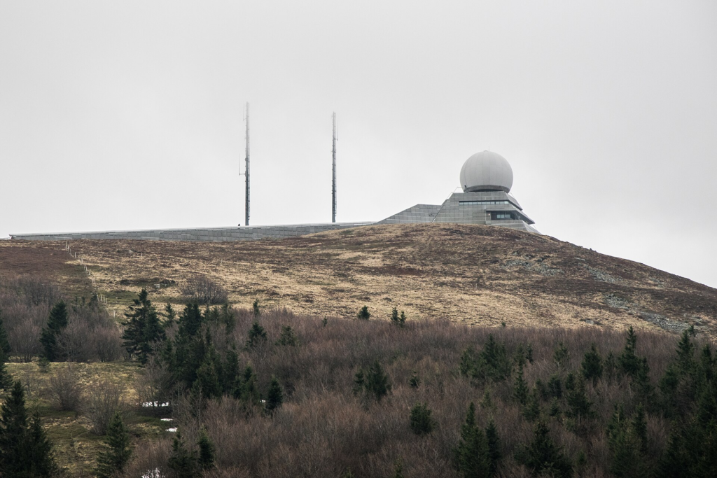 Le Grand Ballon vu depuis le col du Haag dans le massif des Vosges